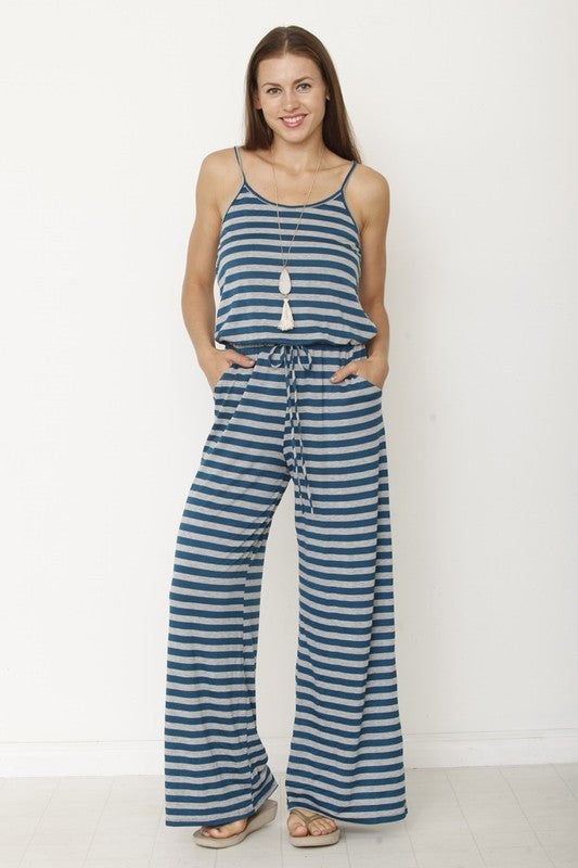 Brentwood stripe jumpsuit