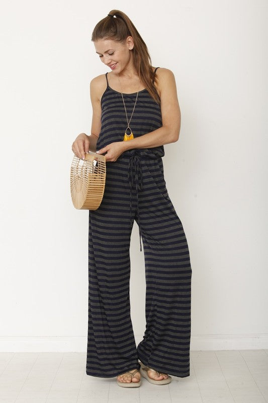 Brentwood stripe jumpsuit