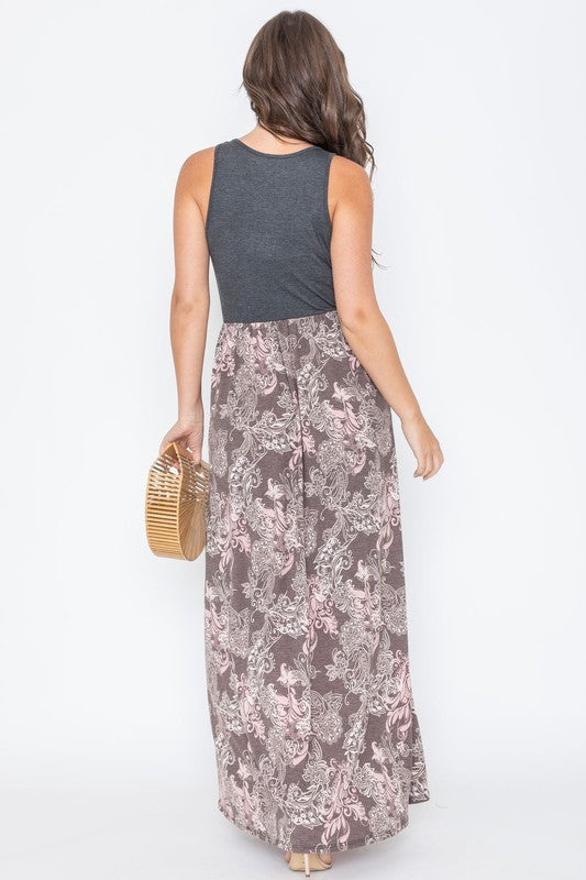 Jodi Paisley Maxi Dress
