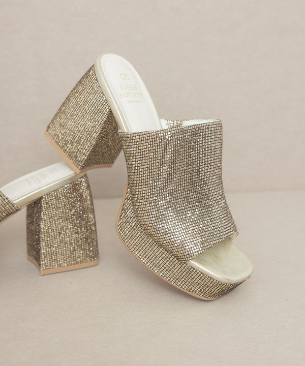 Broadway Nights Sparkling Platform Slide