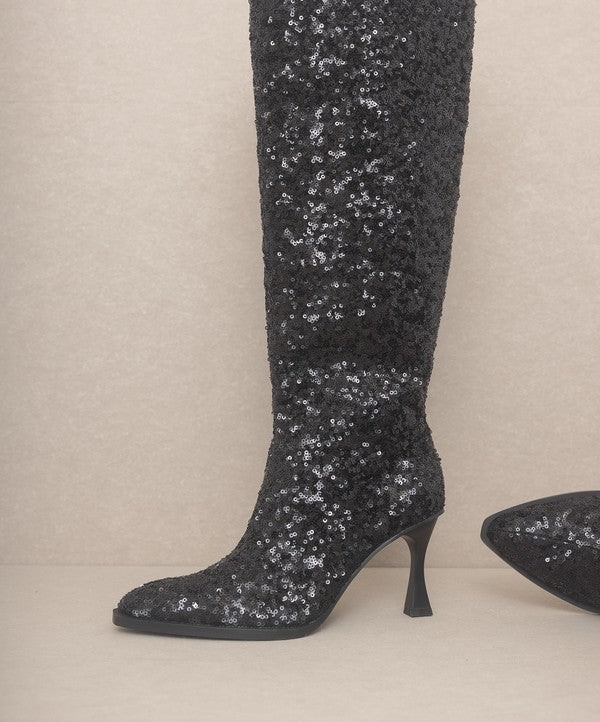 Broadway Sequin Boots
