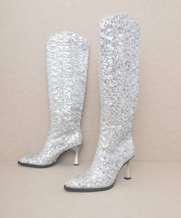 Broadway Sequin Boots