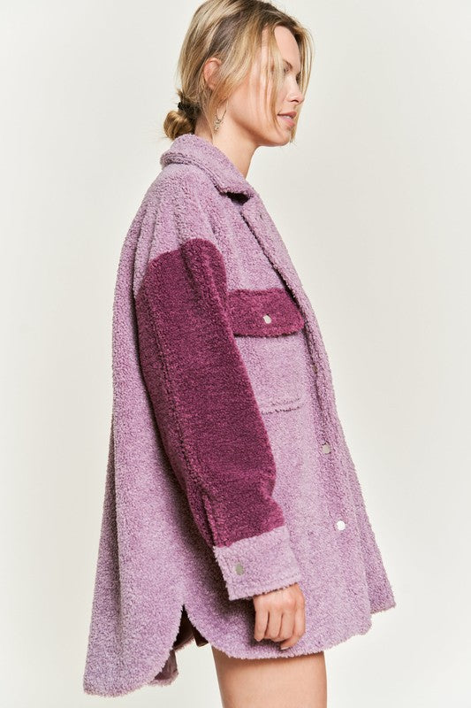 Colorblock Shacket