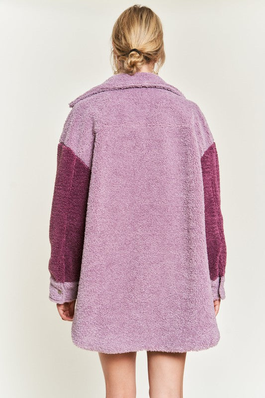 Colorblock Shacket