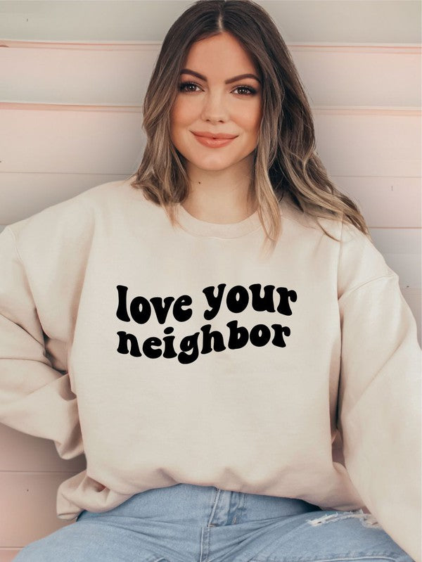 Love Your Neighbor Crewneck Sweatshirt